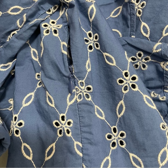 NWT ZARA Embroidered Openwork Blouse - Picture 8 of 10